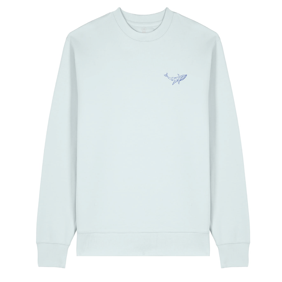 BALEINE A BOSSE - Sweat en coton bio unisexe