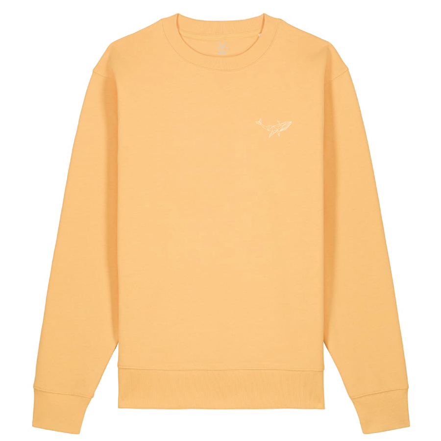 BALEINE A BOSSE - Sweat en coton bio unisexe