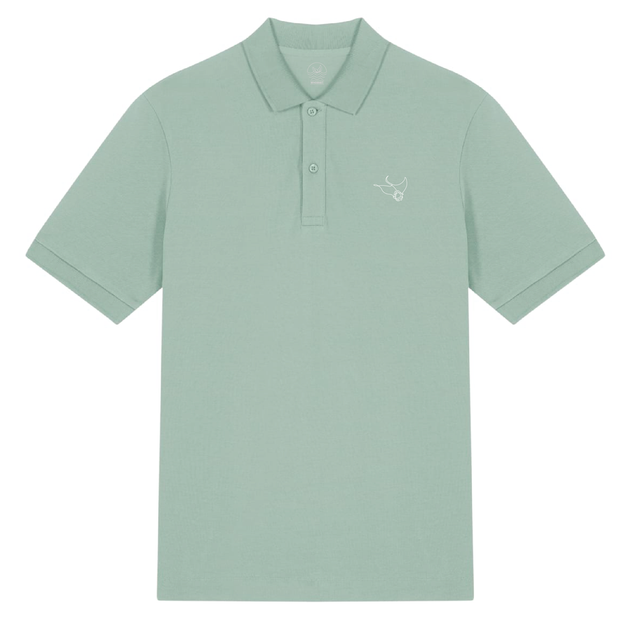 RAIE MOBULA - Polo en coton bio unisexe